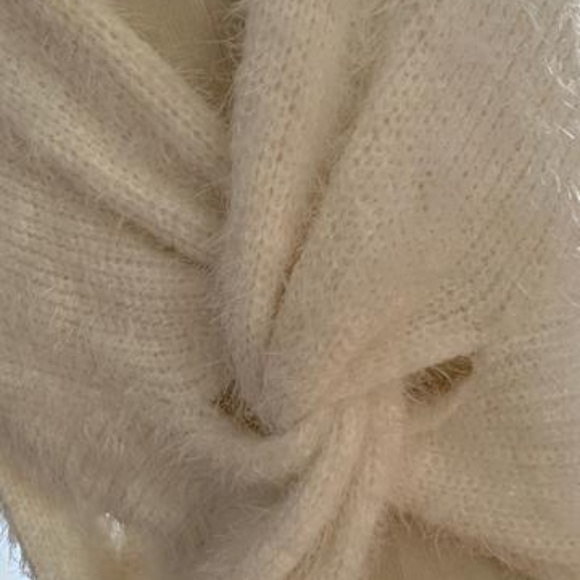 Fuzzy Twist Back Sweater - Picture 3 of 5